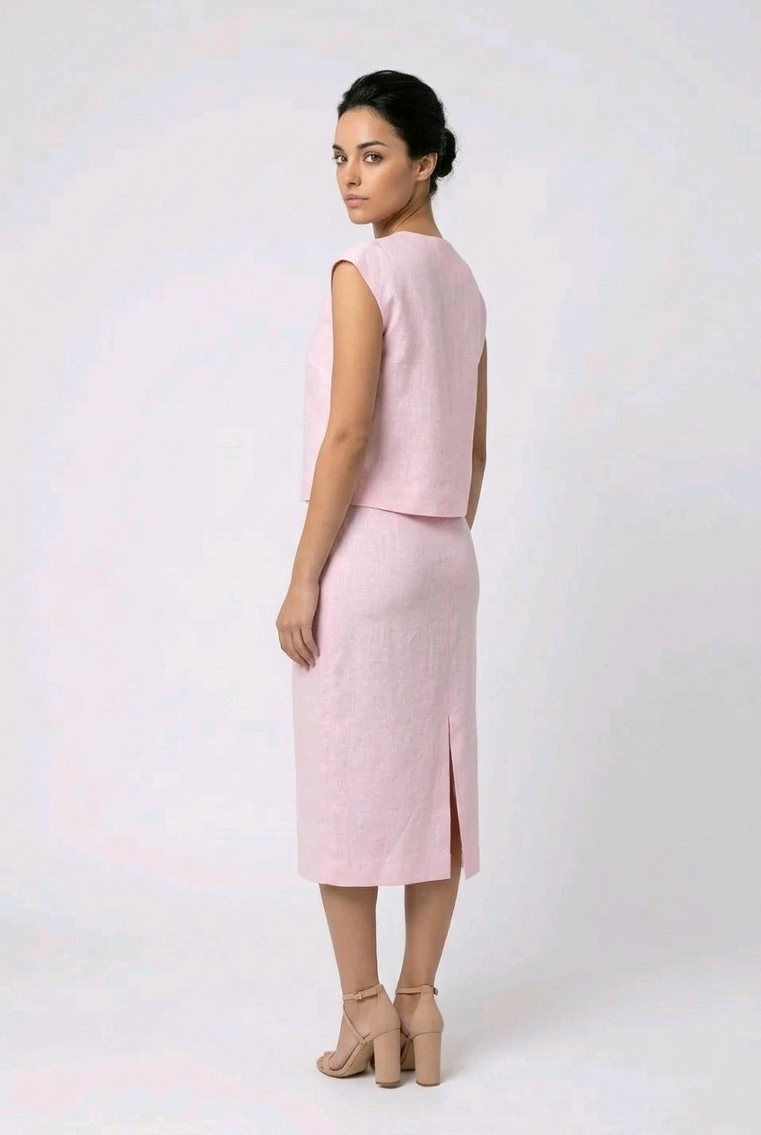 Pink Top and Skirt